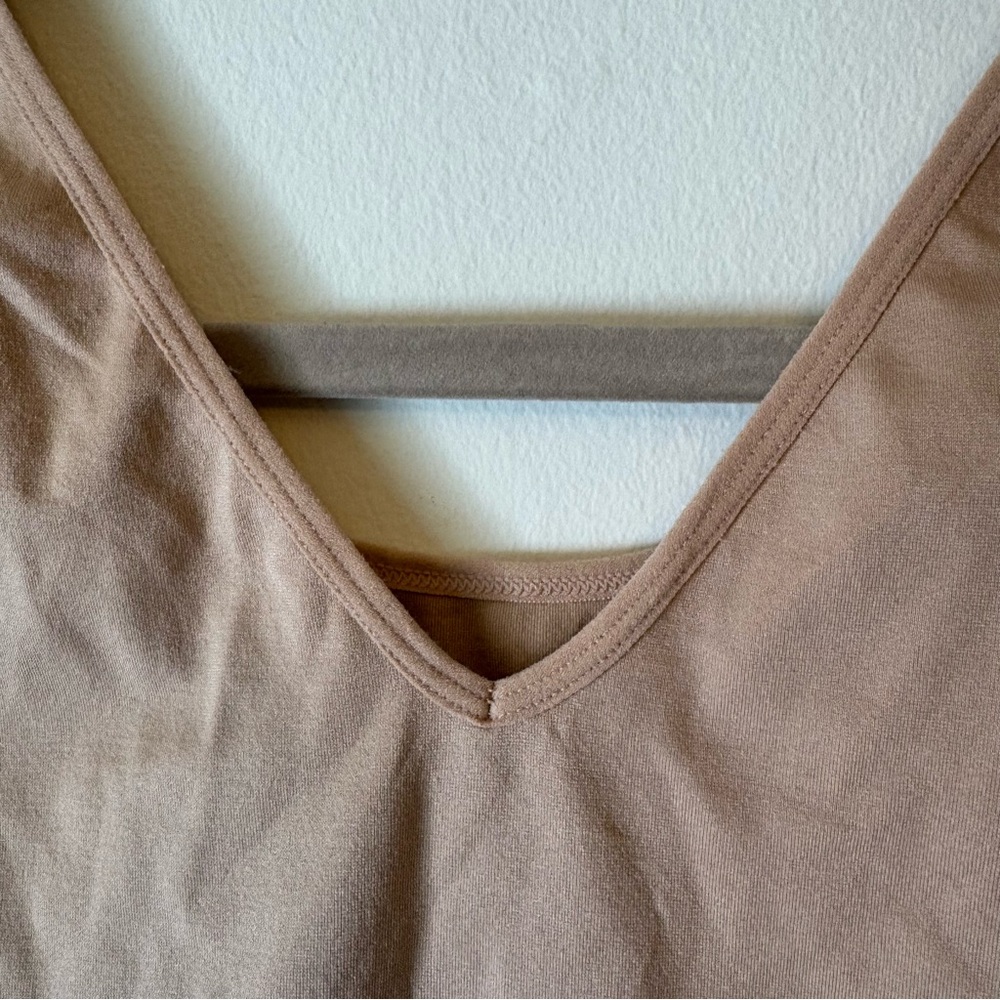 Vassarette Tan Shapewear Tank Top lingerie 0008 - Picture 5 of 8